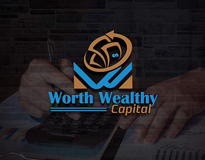 "W" letter Worth wealthy Capital Logo design