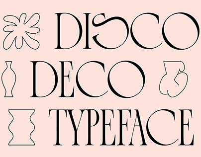 Disco Deco - Display Font