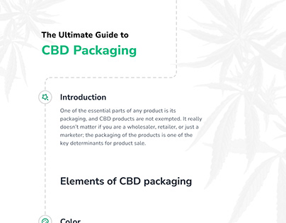A Complete Guide on CBD Packaging Design