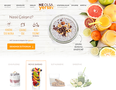 Sağlıklı Yiyecekler Web Sitesi