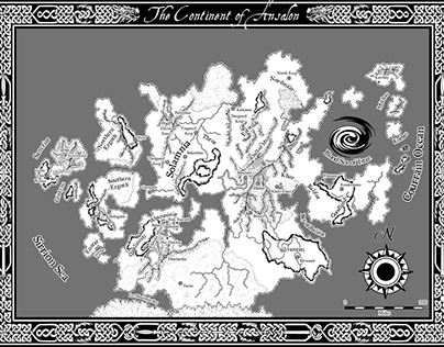 DragonLance Cartography: The Continent of Ansalon