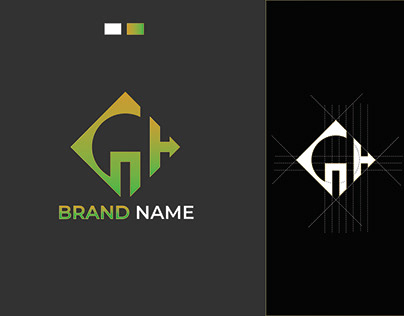 GH Letter Modern Square Logo