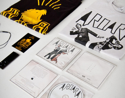 AroarA 'In the Pines' EP Album and Merchandise Design