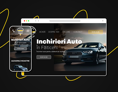 Project thumbnail - Inchirieri Auto SCV - Website Design