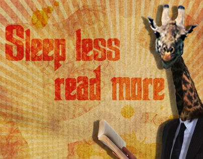 Sleep less, read more
