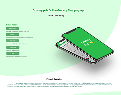 Grocery Pal-Online Grocery Shopping app Case study