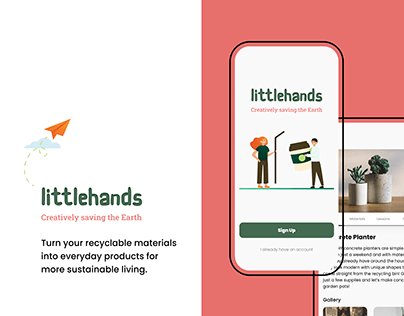 Little Hands | Recycling Craft App Project