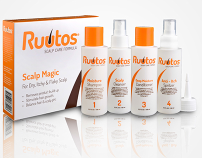 Ruutos Hair Products - Packaging Design