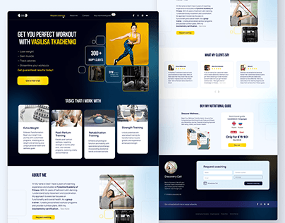Personal Trainer landing page