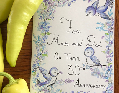 Card For Mom and Dad on Their 30th Anniversary