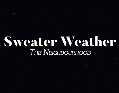 The Neighbourhood - Sweater Weather (Official Video) 