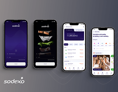 Sodexo Mobile App UI/UX Concept