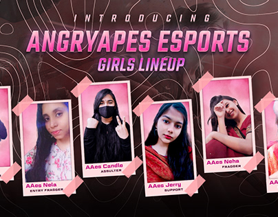 AngryApes Esports Team Lineup Project
