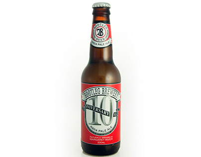 Bootleg Brewery Anniversary Label