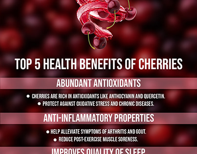 Top 5 Health Benefits Of Cherries