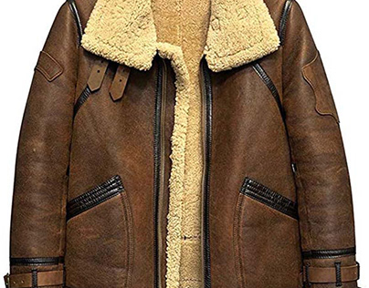 B3 Flight Aviator Fur Shearling Jacket