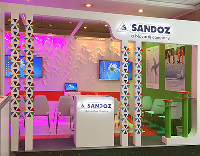Выставочный стенд SANDOZ
