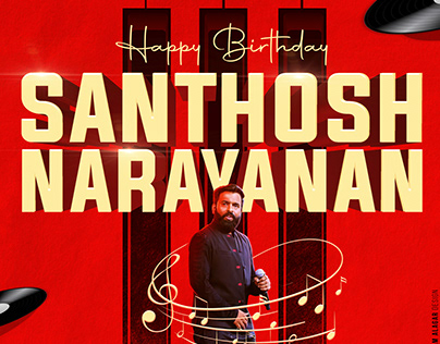Santhosh Narayanan Poster