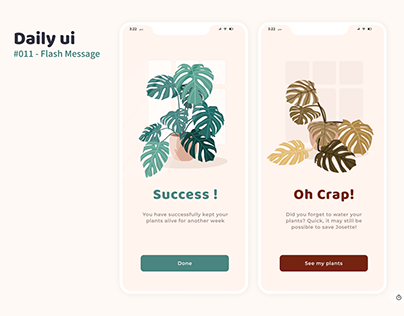 Flash Message - Daily ui 011