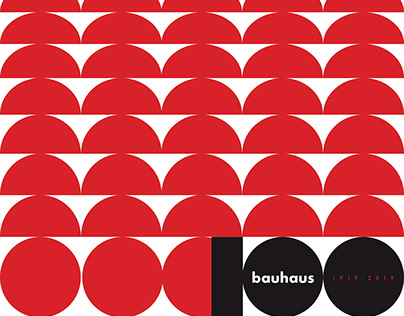 Postal proyecto "Bauhaus100", México, 2019.