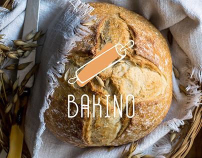 Minimal and Modern Logo "Bakino". Bakery.