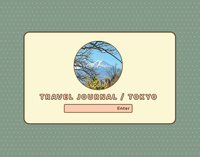 Travel Journal / Tokyo