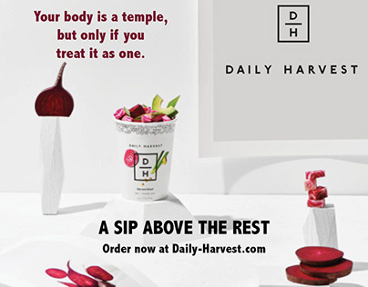 Daily Harvest Mock Advertisements
