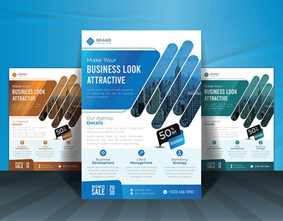 Professional business flyer template