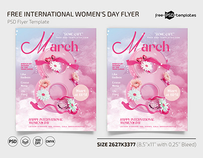 Free International Women’s Day Flyer Template