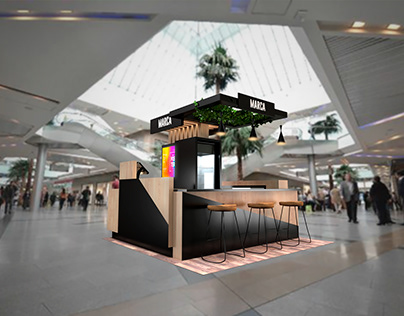 Kiosk design for commercial exhibition