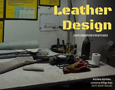 Exploration swatches- leather design