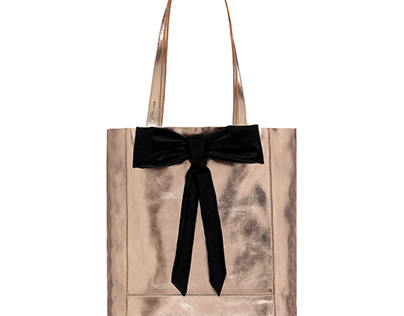 Ethical Metallic Leather Totes: Brix + Bailey