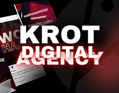 Branding for KROT digital marketing agency