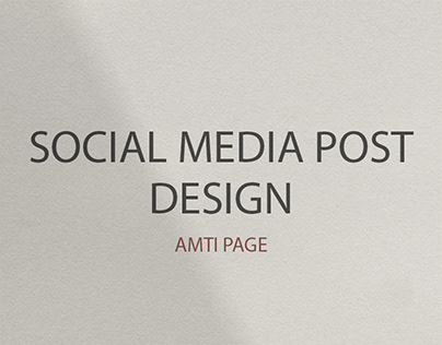 AMTI social media post design