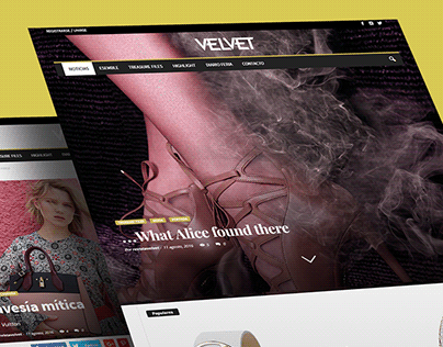 WordPress Web Design for Velvet Magazine
