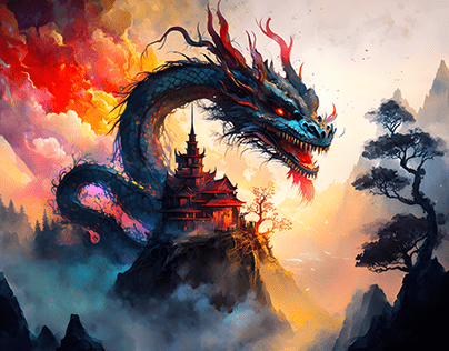 Chinese Dream: Dragon and Kung Fu Master