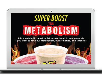 Metabolism Boost Landing Page For Smoothies