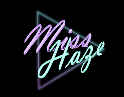 Miss Haze - Vaporwave Visual ID for Band
