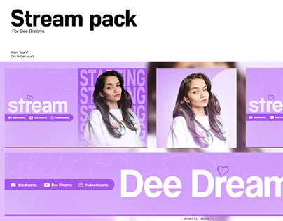 Stream pack done for @itsdeedreams