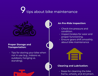 Info graphics | Bike maintenance