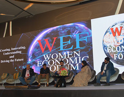 Kartikeya Sharma of iTV at Women Economic Forum 2017