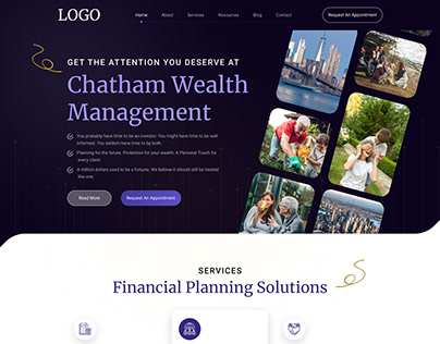 Wealth Finance Website Re-Design