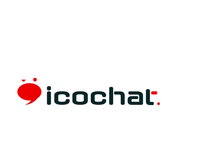 Icochat logo folio+ Modern logo +creative logo