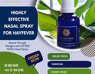 Highly Effective Nasal Spray for Hayfever