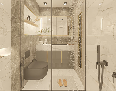 |Master bathroom design for 3D ANGLE OFFICE |