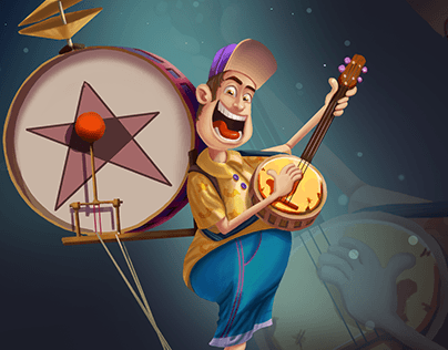 One Man Band - Character design