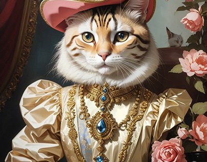 Feline Aristocracy Fashion Renaissance