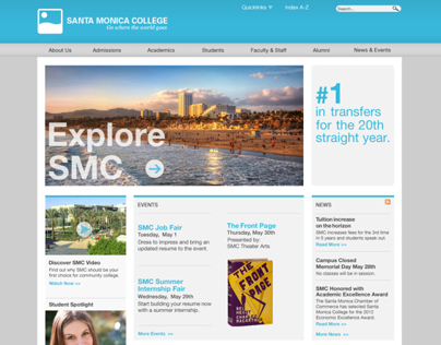 Santa Monica College Website
