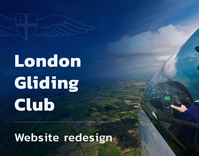 Website redesign for London Gliding Club
