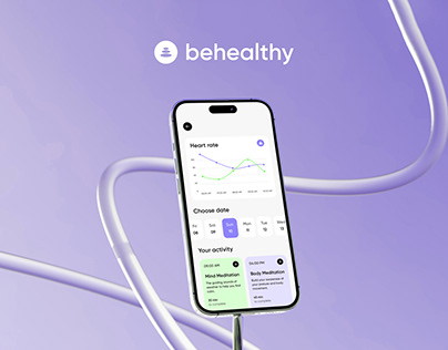 Behealthy - brand identity and UX/UI design